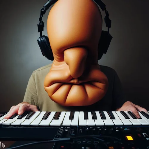 a face made from an arse, funny mimics, playing a keyboard-synthesizer-3.jpg a face made from an arse, funny mimics, playing a keyboard-synthesizer-3.jpg