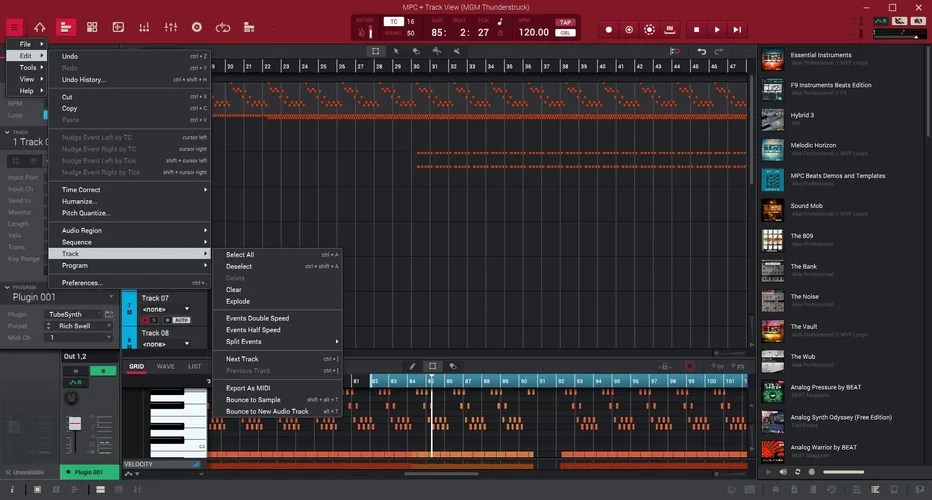 Akai MPC Software Tracks löschen 2023-04-05.webp