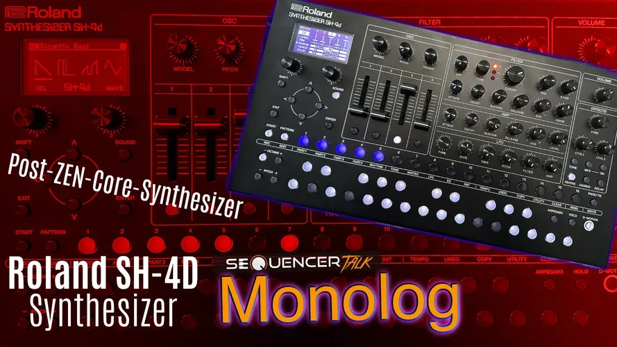 Roland SH-4D Monolog - Sonntag um 19:00 im SequencerTalk Youtube