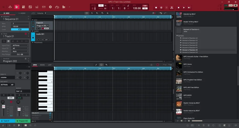 MPC Software screnshoot.webp