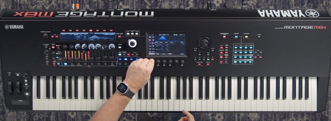 Neue Yamaha Montage Serie - M(6/7/8)X ersetzt alte Serie