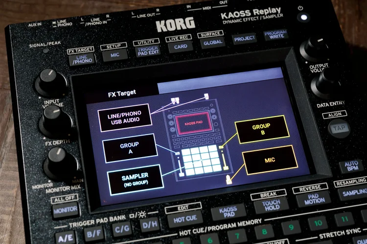 Korg hat 2 neue DrumSampler Kaoss Replay + MPS10