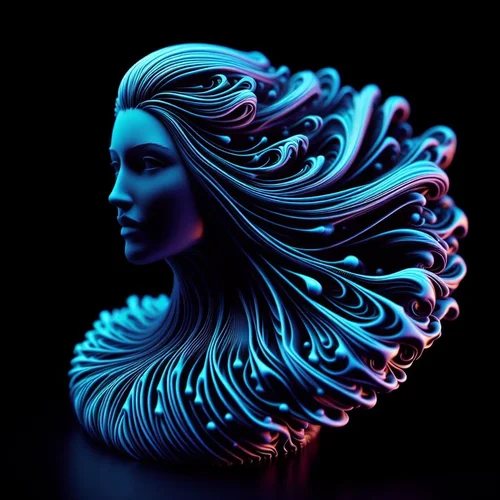 Ein weibliches Model aus Ferrofluid-1.webp