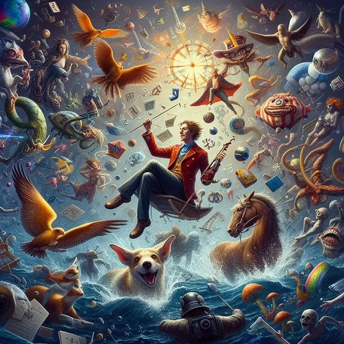 Zeige mir irgendetwas, was dir gerade einfällt, aber bitte keinen Kitsch! Eventuell etwas in ...webp