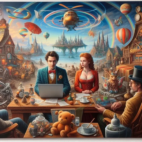 Zeige mir irgendetwas, was dir gerade einfällt, aber bitte keinen Kitsch! Eventuell etwas in ...webp