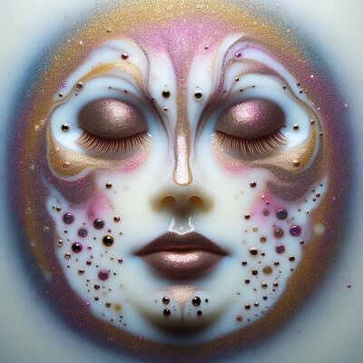face made of floating milk and glittery colored oil-1.jpeg