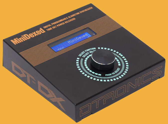 DTronics Minidexed DT-DX - Multitimbraler DX7 - Quasi TX816 für alle