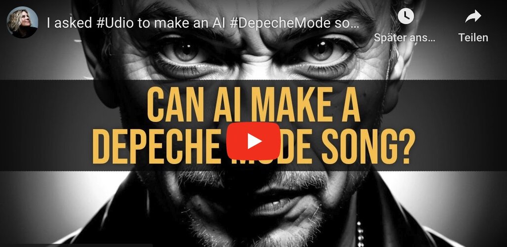 KI stellt Depeche Mode nach - nach Umstellung wird das zu einer generischen Clone-Band-Kopie, AI Song verursachte komplette Löschung aller Accounts…