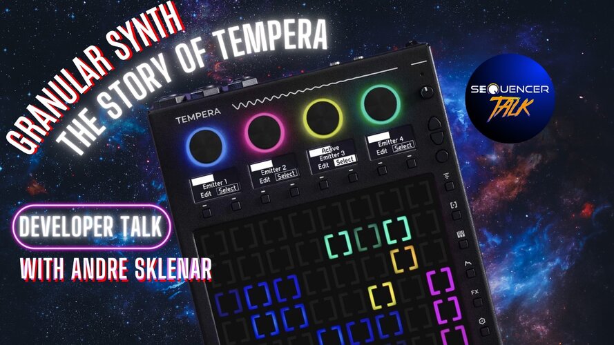 Beetlecrab Tempera Granular Synthesizer Talk (English) at SequencerTalk Developer Talk #207