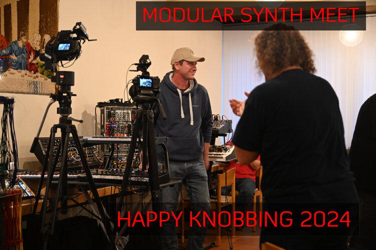 Happy Knobbing 2024 Modular Synthesizer Meeting - Video / Pics