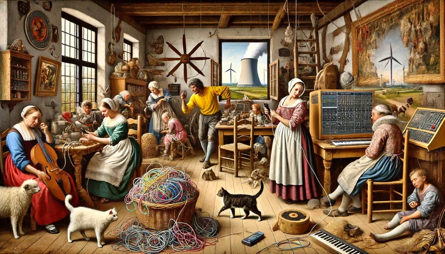 DALL·E 2024-06-15 23.31.10 - A painting in 16th century Renaissance style depicting a Flemish...webp