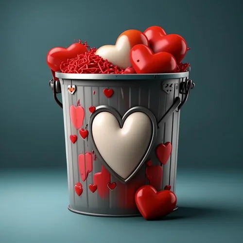 garbage can with hearts_Kandinsky 3.1.webp