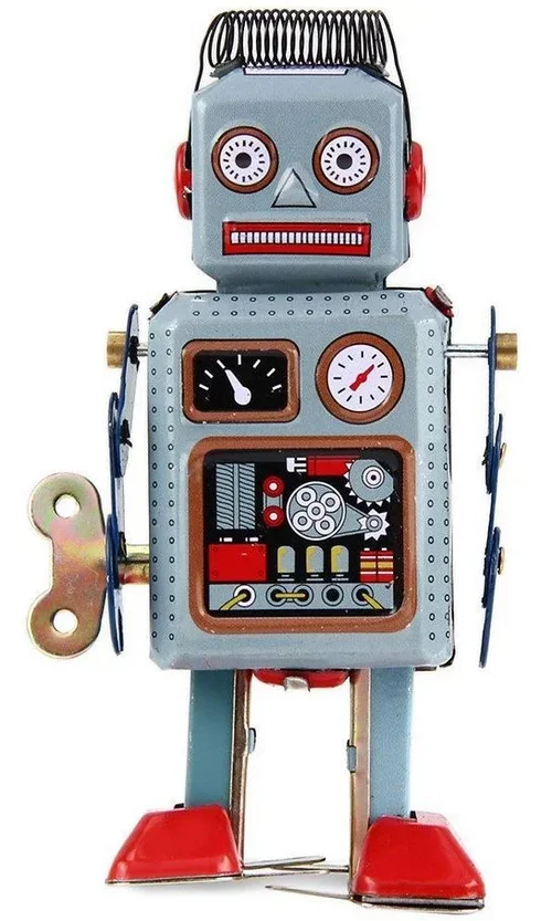 Blechspielzeug-Aufziebar-Roboter-Blech-Spielzeug-Gadgets-Geschenkidee-Werbegeschenke-Retro.webp