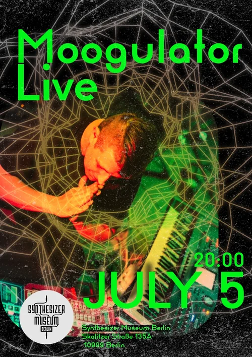5.Juli 2025, Berlin - Moogulator live im Synthesizer Museum, Berlin am Kotti (ehemalig Schneidersbüro)