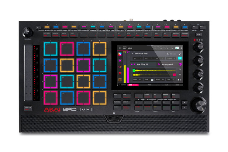 Akai MPC Live III - leak - mehr Knöpfe, Step-Sequencer Reihe und mehr Power