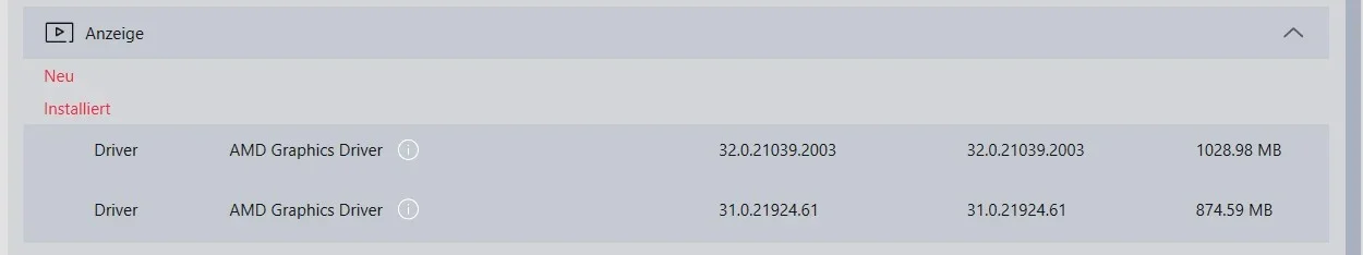 Two grafical card driver MSI Center Live Update tool information.webp Two grafical card driver MSI Center Live Update tool information.webp