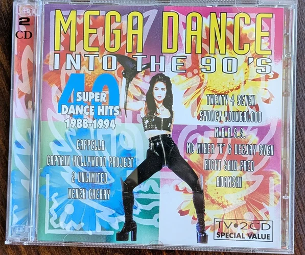 [ARC 8800262] VA - MEGA DANCE Into The 90's -1994 Cover Front.webp