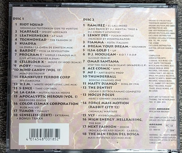 [ARC 8800185] VA - Thunderdome III (The Nightmare Is Back) -1993 Cover Back.webp