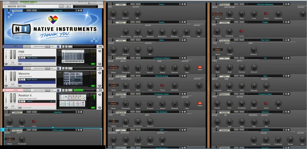 Glänzendes Native Instruments Dankeschön-Poster.webp