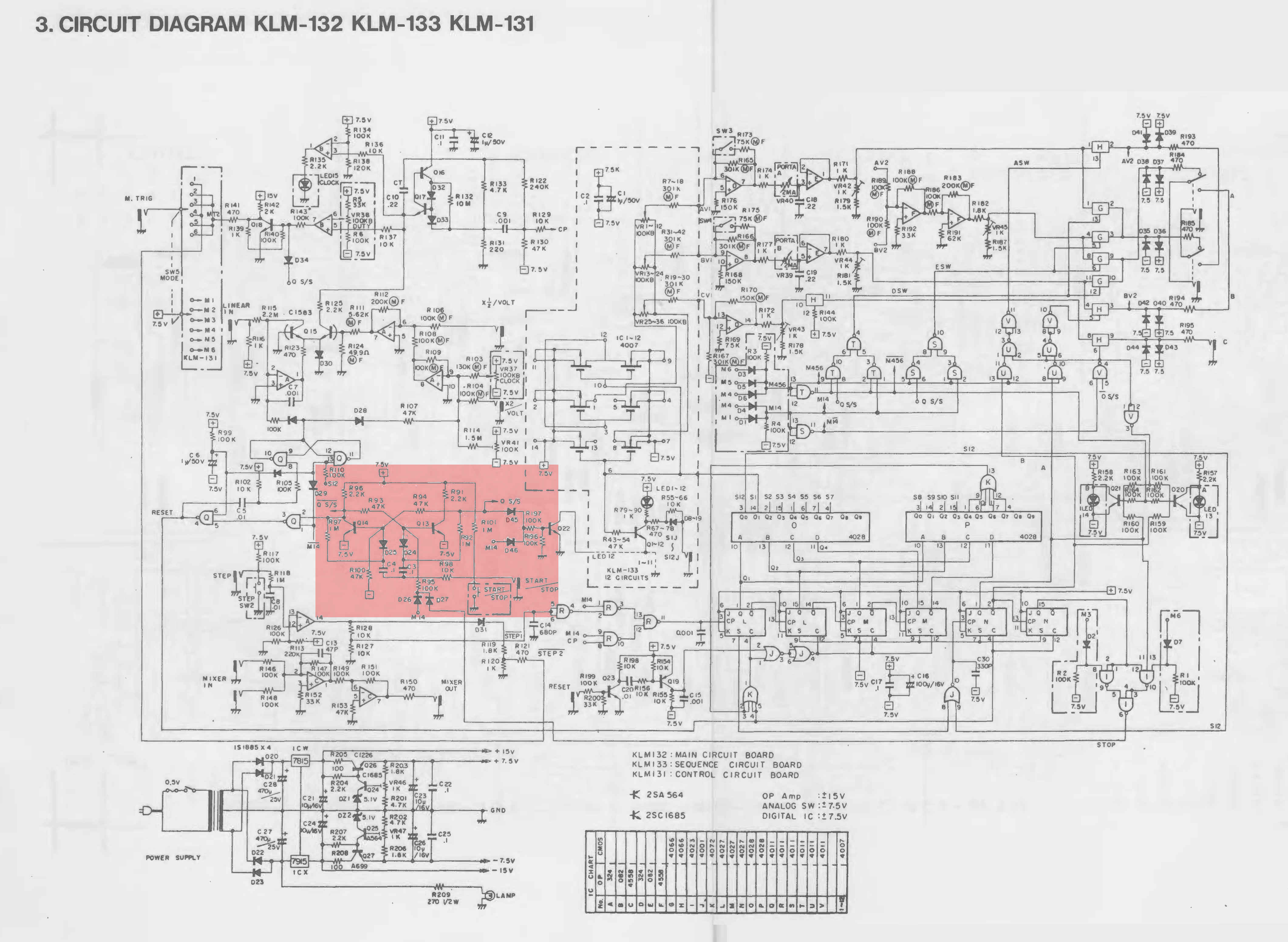 KORG SQ-10 [Start Stop Schematic 1]