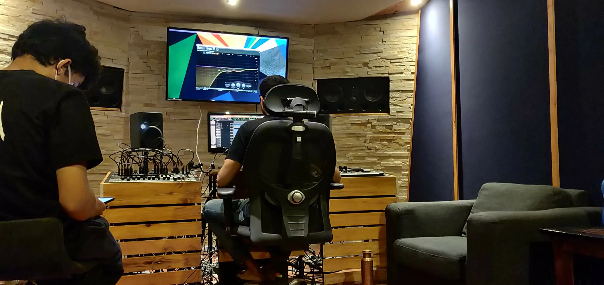 Studio A control room