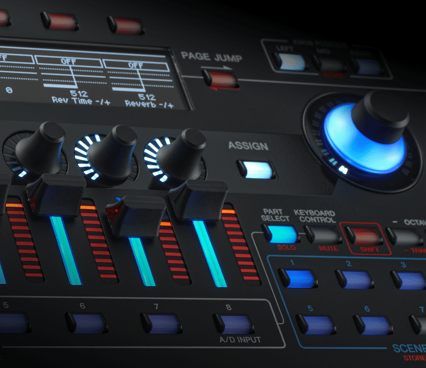 yamaha montage m workstation display