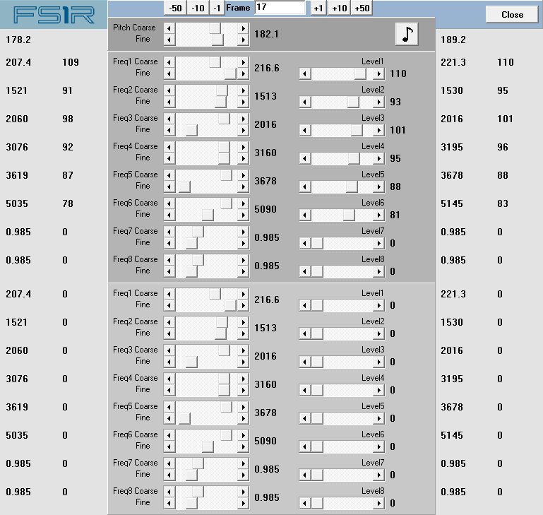 Yamaha FS1R Fseq Editor