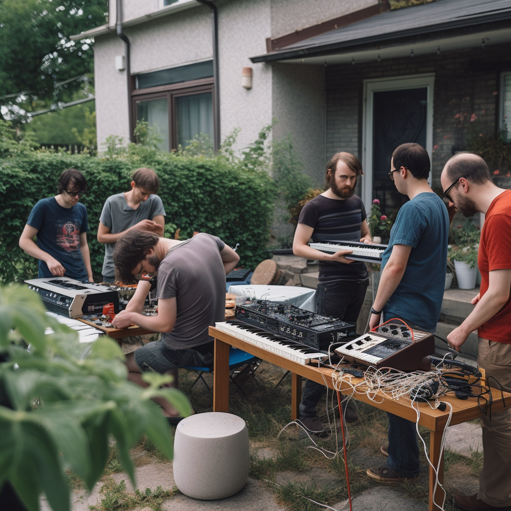 verstaerker_a_group_of_nerdy_synthesizer_players_at_a_poor_barb_a2338f34-e772-44bb-93e4-54695ccf97eb.png